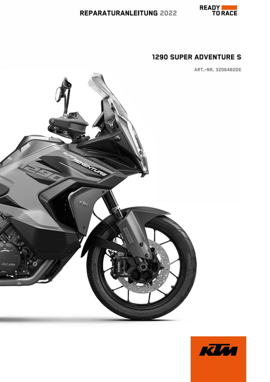 German Language - KTM 2022 - 1290 Super Advenutre S - Reparaturanleitung - Workshop Service Repair Manual