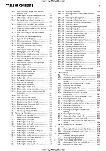 KTM ATV 2012 - 505 Sx Atv - Service Workshop Repair Manual