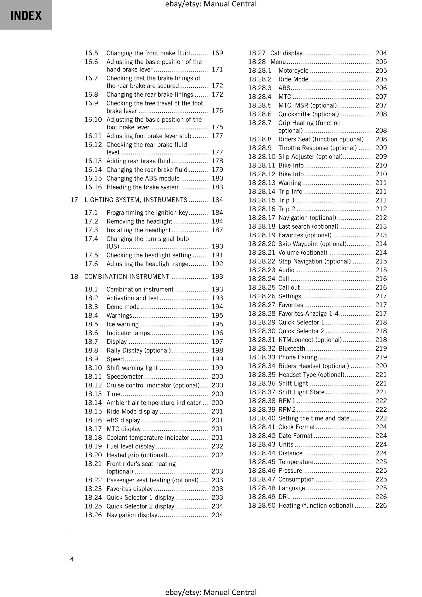 KTM 2024 - 790 Adventure - Service Workshop Repair Manual