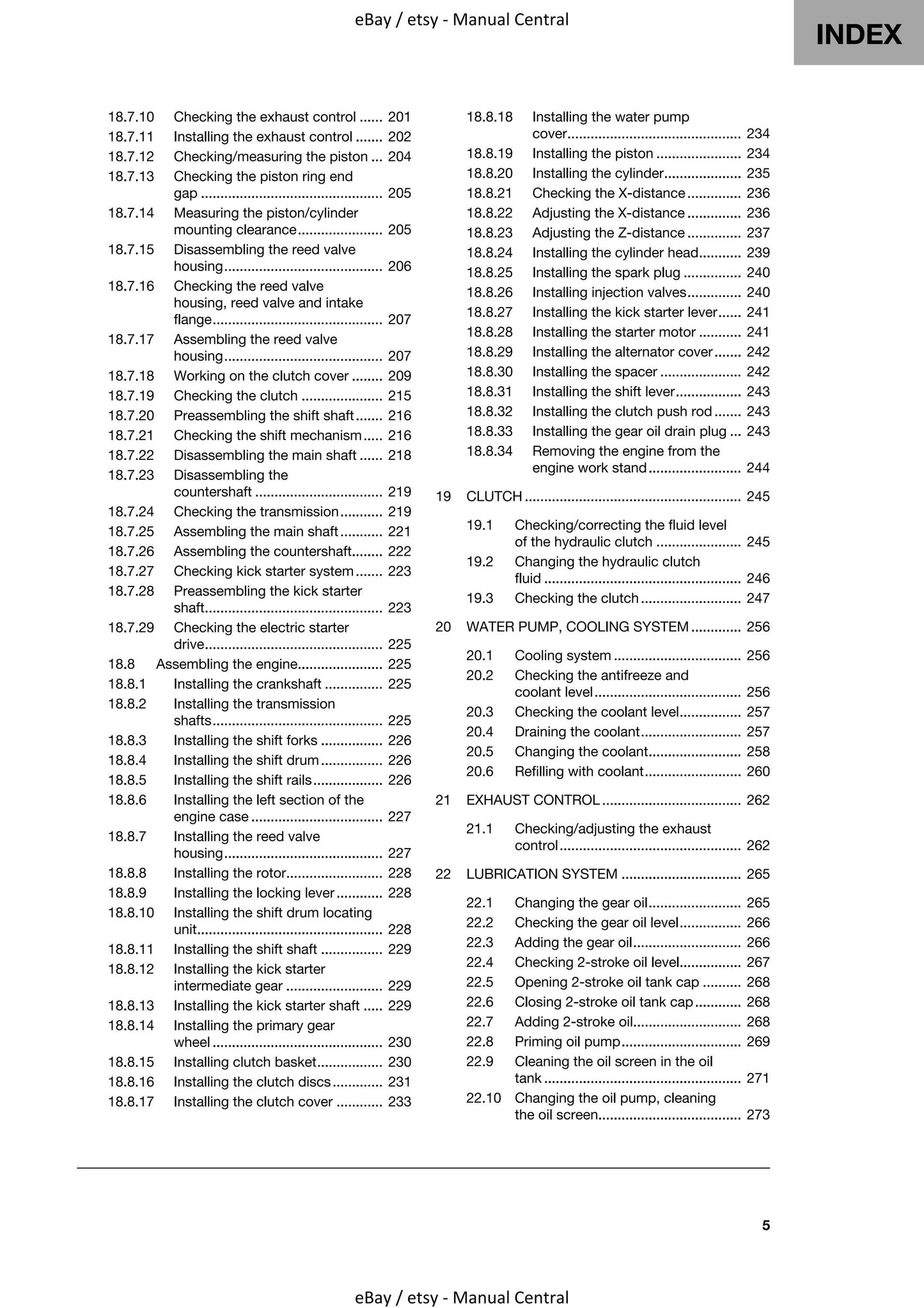 Husqvarna 2022 - TE 150i - Service Workshop Repair Manual