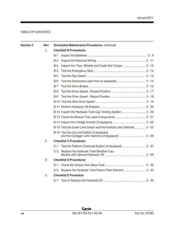 Genie - Service Manual - Gs-1530 Gs-1532 Gs-1930 Gs-1932 Gs-2032 Gs-2632 Gs-3232 Gs-2046 Gs-2646 Gs-3246 Gs-47047