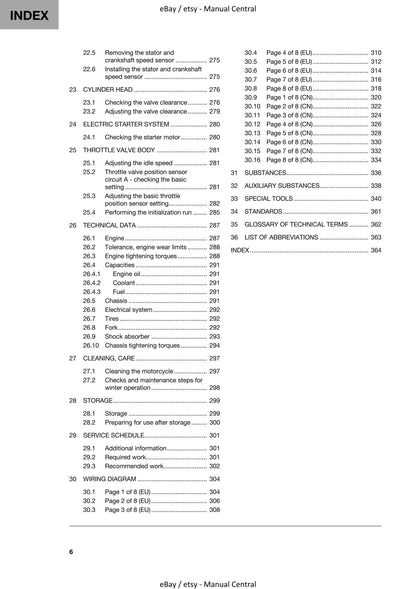 Husqvarna 2022 - FE 250 - Service Workshop Repair Manual