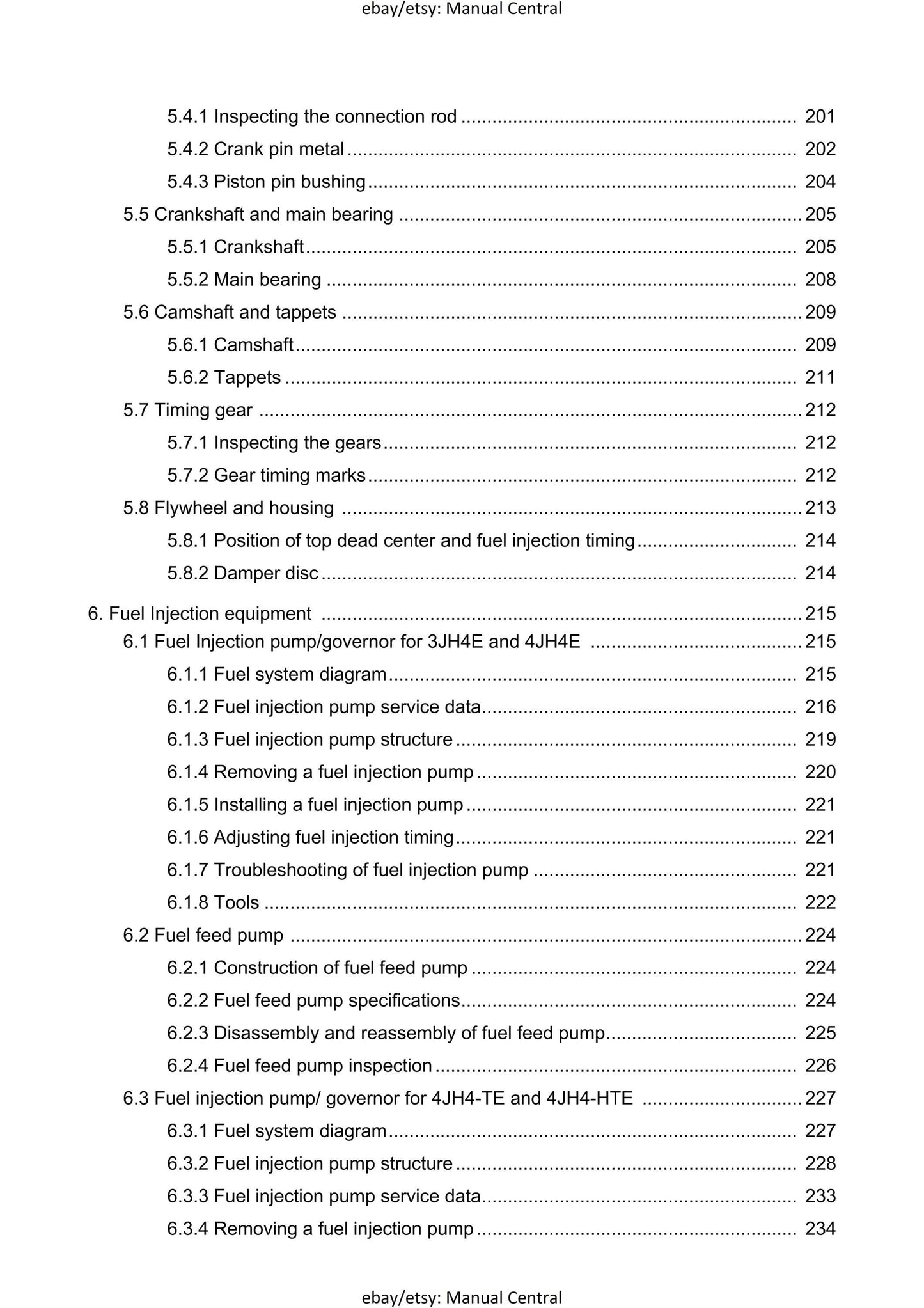 Yanmar Marine Engine - 3jh4e 4jh4e 4jh4-te 4jh4-hte - Service Repair Workshop Manual
