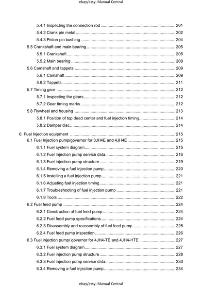 Yanmar Marine Engine - 3jh4e 4jh4e 4jh4-te 4jh4-hte - Service Repair Workshop Manual