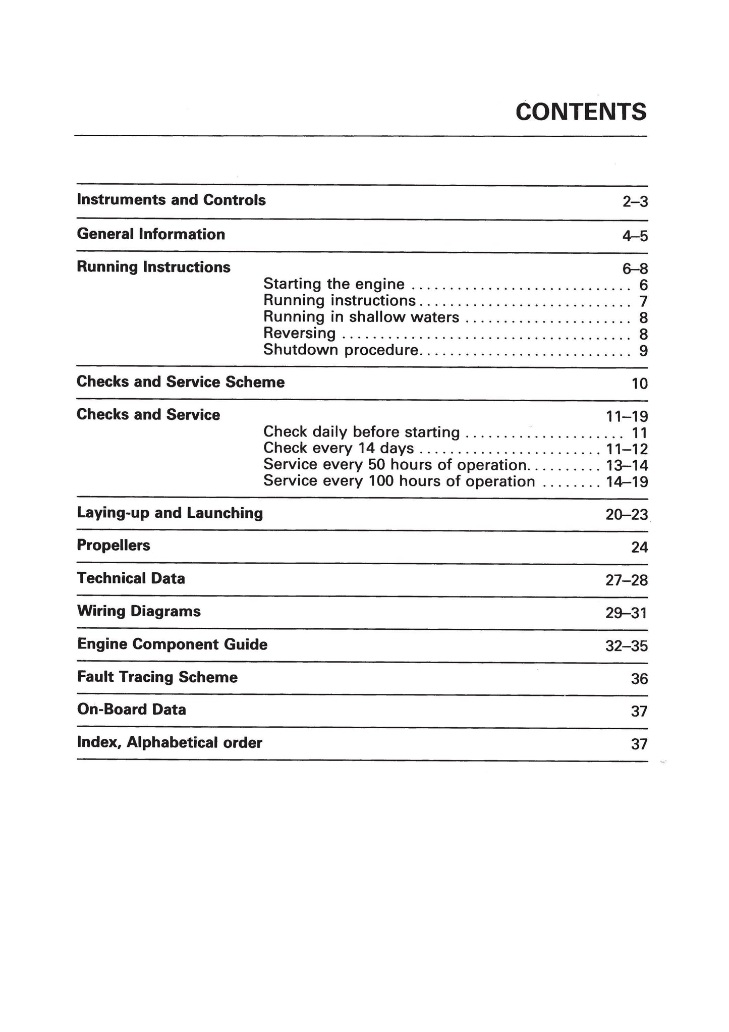 Volvo Penta - Operators Manual - AQ175 AQ200 AQ225 AQ260 AQ271 AQ290 AQ311 Drives 275 290 290DP