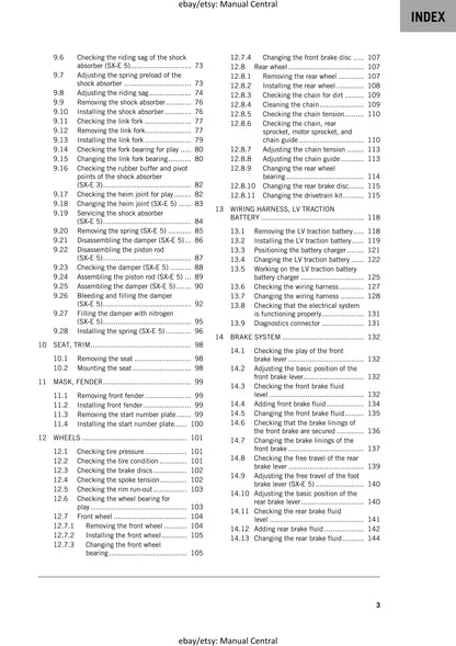 KTM 2024 - Sx-e 3 Sx-e 5 - Service Workshop Repair Manual