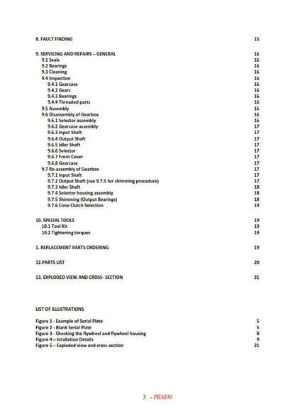 PRM - 90D PRM90D - Workshop Service Repair Manual