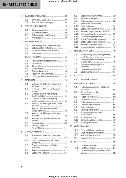 PDF - German Language - KTM 2023 - 890 Adventure - Reparaturanleitung - Service Workshop Repair Manual