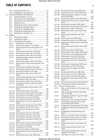 KTM 2012 - 125 200 Duke - 2013 Col - Service Workshop Repair Manual