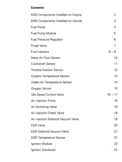 Jaguar Aj6 4.0L Engine Management System OBD I - Diagnostic Guide