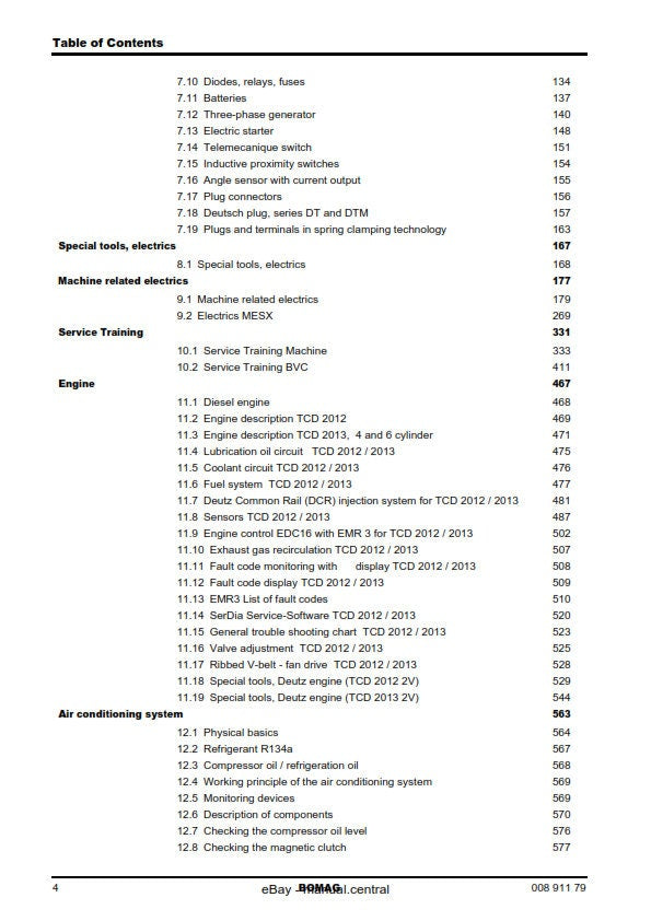 PDF - Bomag Single Drum Roller - BW 213 DH-4 Bvc + Attachment Plate Variocontrol - Service Workshop Repair Manual - 12/2007