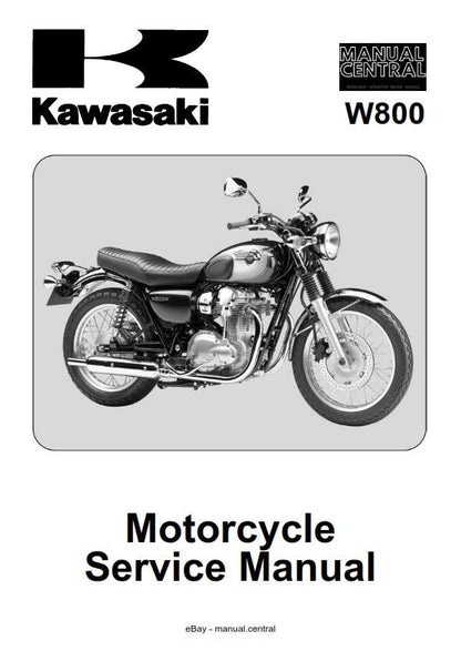 Kawasaki W800 - 2011 2012 - Workshop Service Repair Manual