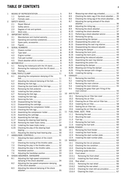 KTM 2015 - 85 SX 19/16 17/14 - Service Workshop Repair Manual