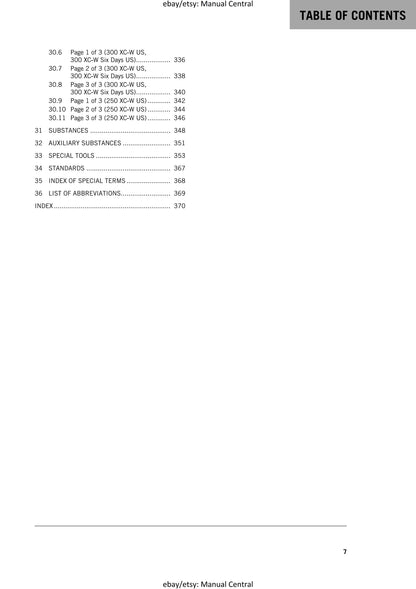 KTM 2017 - 250 300 EXC XC-W Six Days - Service Workshop Repair Manual