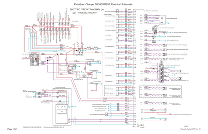 Kobelco - Schematic Wiring Diagrams - SK160 ED190 SK210 SK250 SK330 SK480
