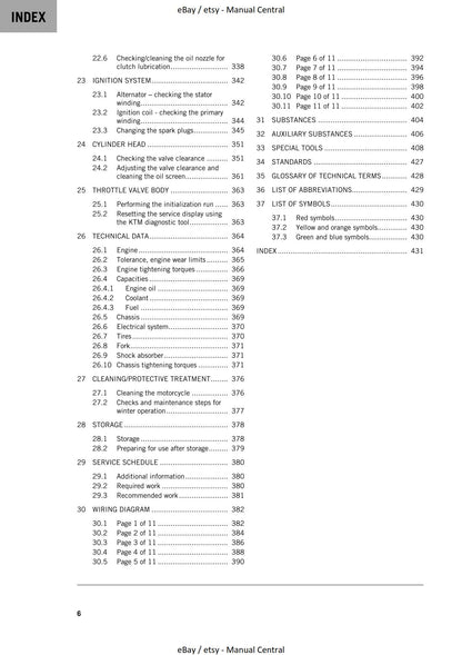 KTM 2022 - 890 Duke Gp - Service Workshop Repair Manual