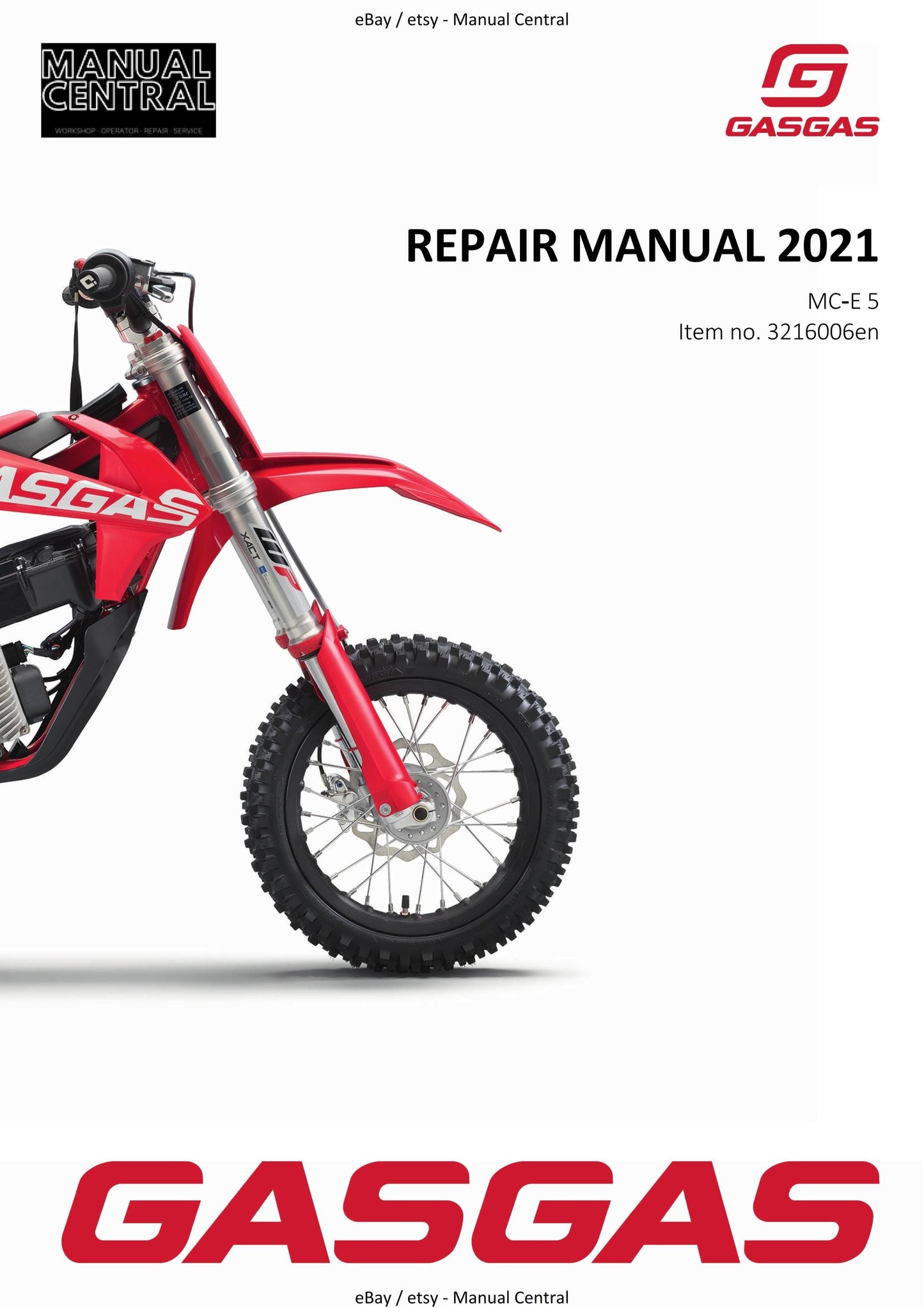 Gasgas 2021 - MC-E 5 - Workshop Service Repair Manual