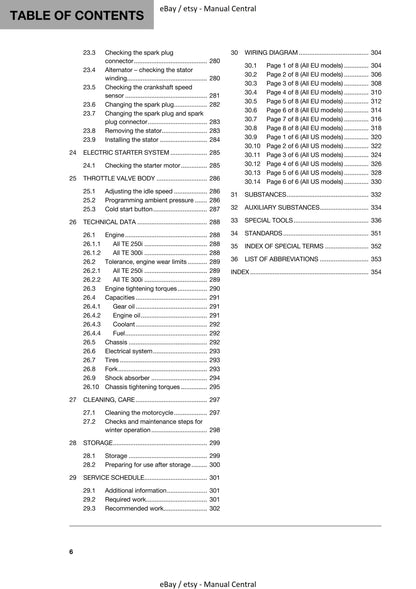 Husqvarna 2019 - TE 250i 300i - Workshop Service Repair Manual