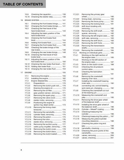 Husqvarna 2017 - FC 250 - Service Workshop Repair Manual
