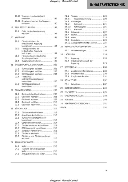 German Language - GASGAS 2023 - MC 65 - Reparaturanleitung - Service Workshop Repair Manual