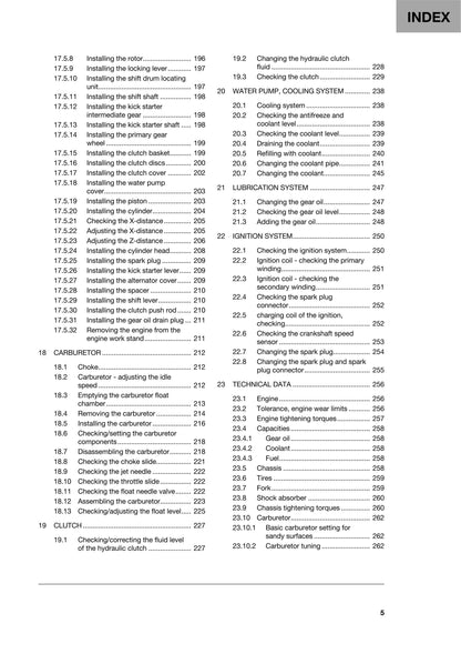 Husqvarna 2021 - TC 125 - Workshop Service Repair Manual