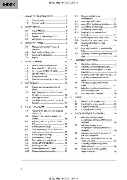 Husqvarna 2020 - FE 350 350s - Workshop Service Repair Manual