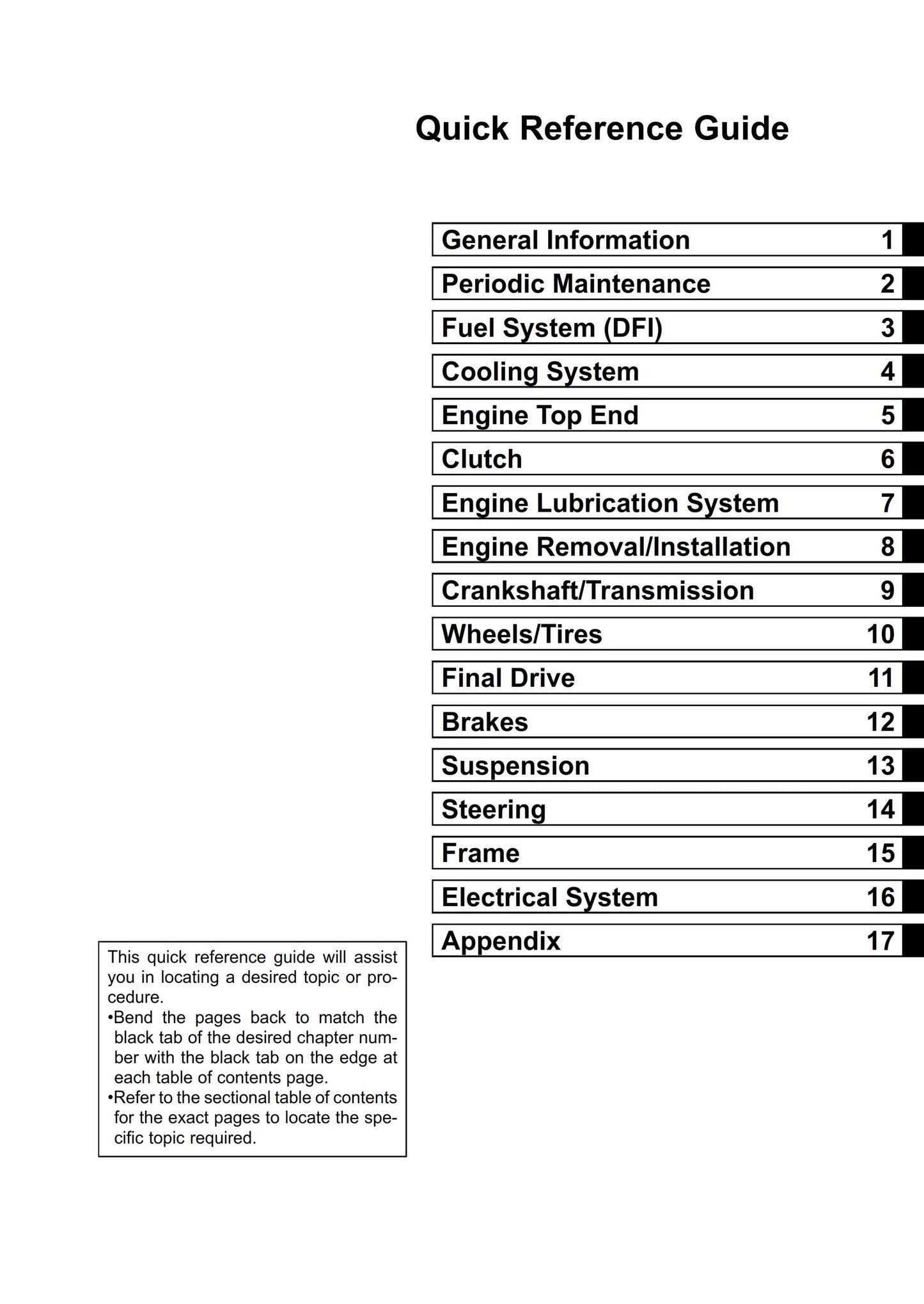 Kawasaki Versys - 2007 Workshop Service Repair Manual