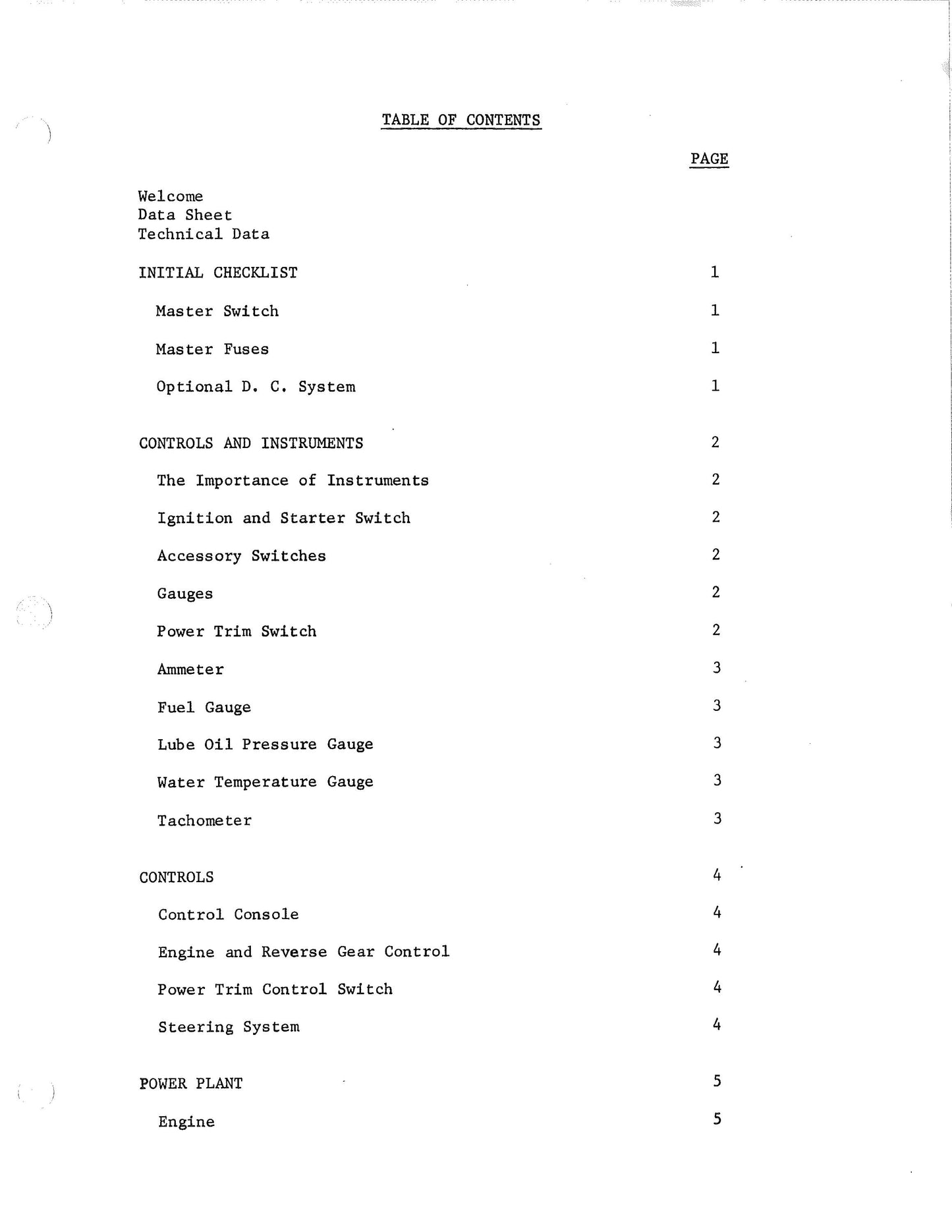 Bertram 24 - Owners Manual