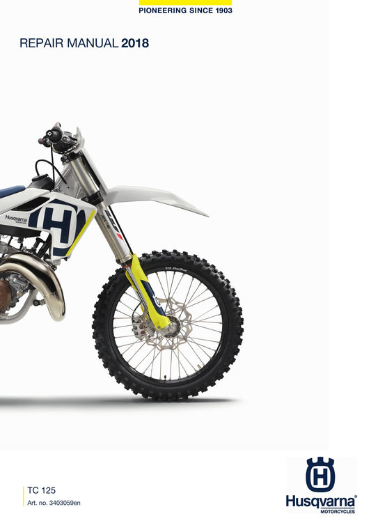 Husqvarna 2018 - TC 125 - Workshop Service Repair Manual