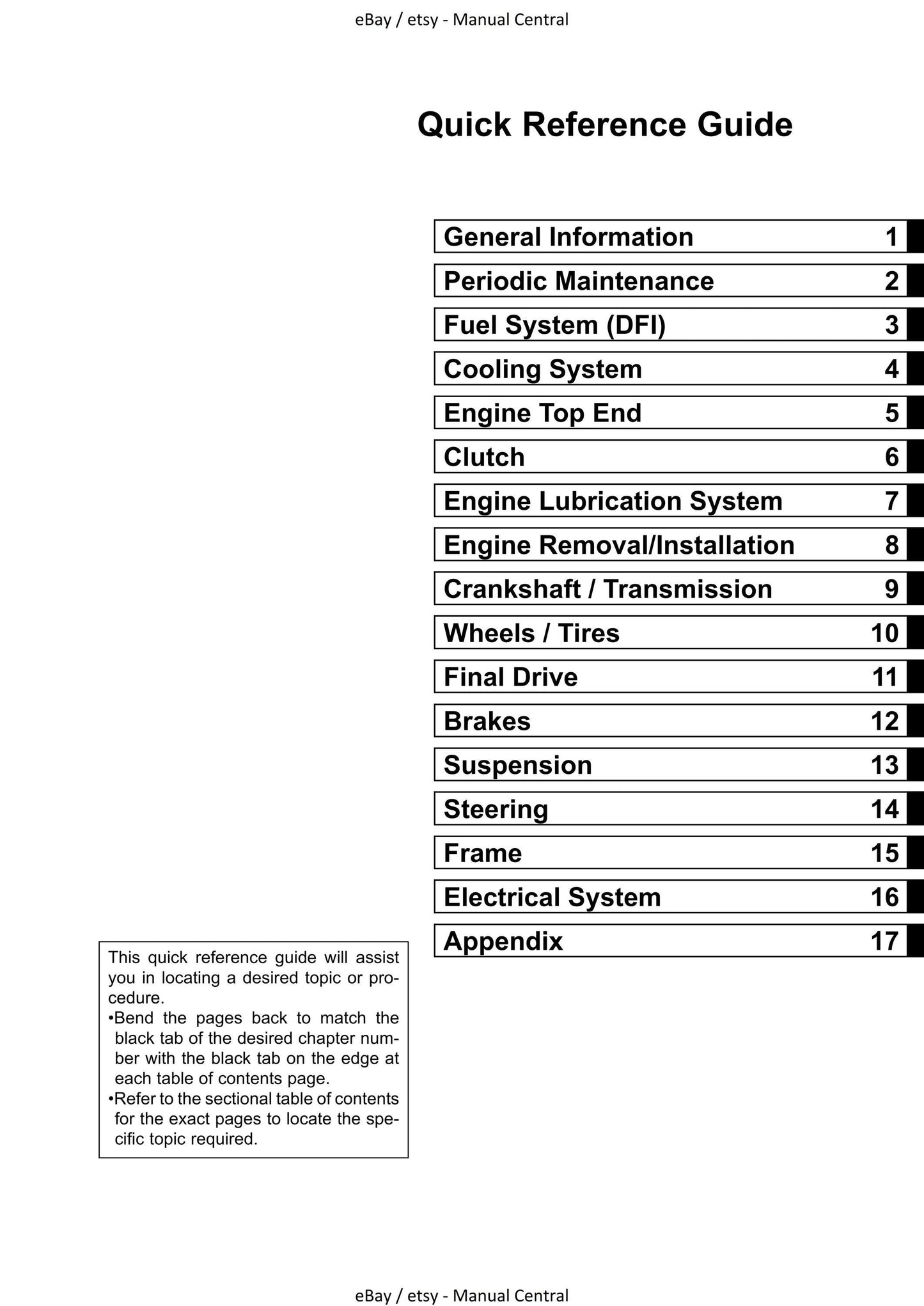 Kawasaki Ninja ZX-6R ZX-6RR - 2003 2004 - Workshop Service Repair Manual