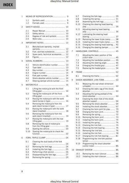 KTM 2020 - 1290 Super Duke GT - Service Workshop Repair Manual