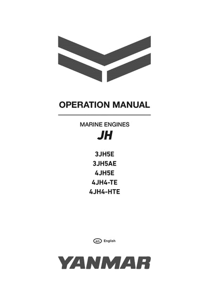 Yanmar Marine Engine -  3JH5E 3JH5AE 4JH5E 4JH4-TE 4JH4-HTE