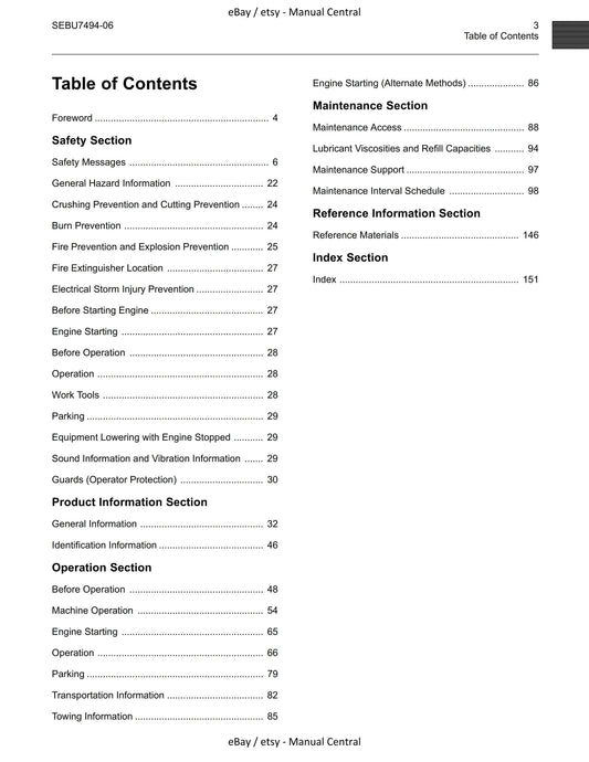 Caterpillar Operation Maintenance Manual - 247 257 267 277 287 Multi Terrain Loaders - Cnc1-up Cml1-up Cmm1-up Cmp1-up Cny1-up