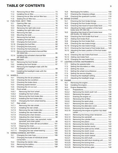 Husqvarna 2015 - FE 350 350s- Service Workshop Repair Manual