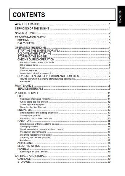 Kubota Diesel Engine - Operator Manual - Z482-E Z602-E D662-E D722-E D782-E D902-E