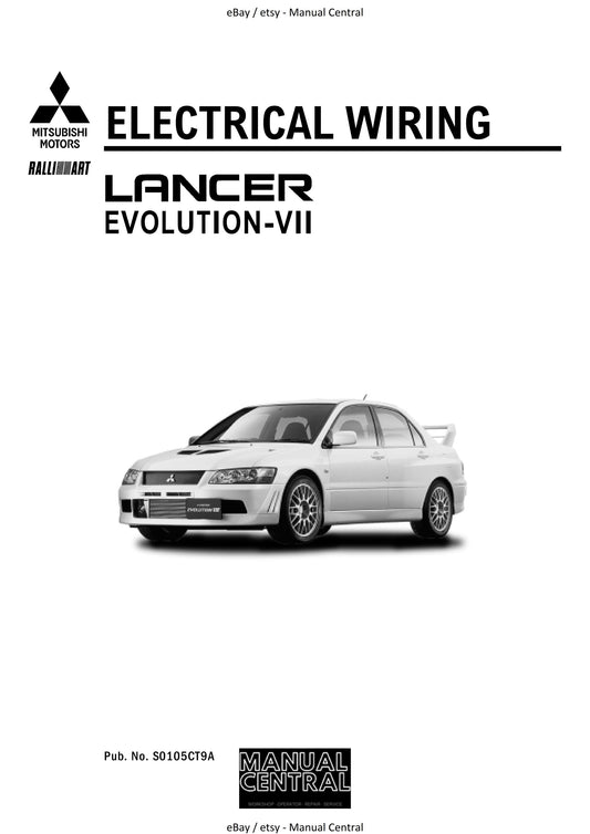 Mitsubishi Lancer Evolution Evo VII 7 - Electrical Wiring Diagrams