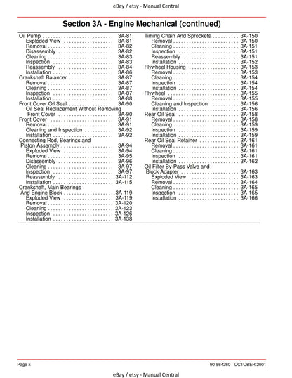 Mercury Mercruiser Service Manual 31- 5.0L 5.7L 6.2L Mpi Gasoline Engine