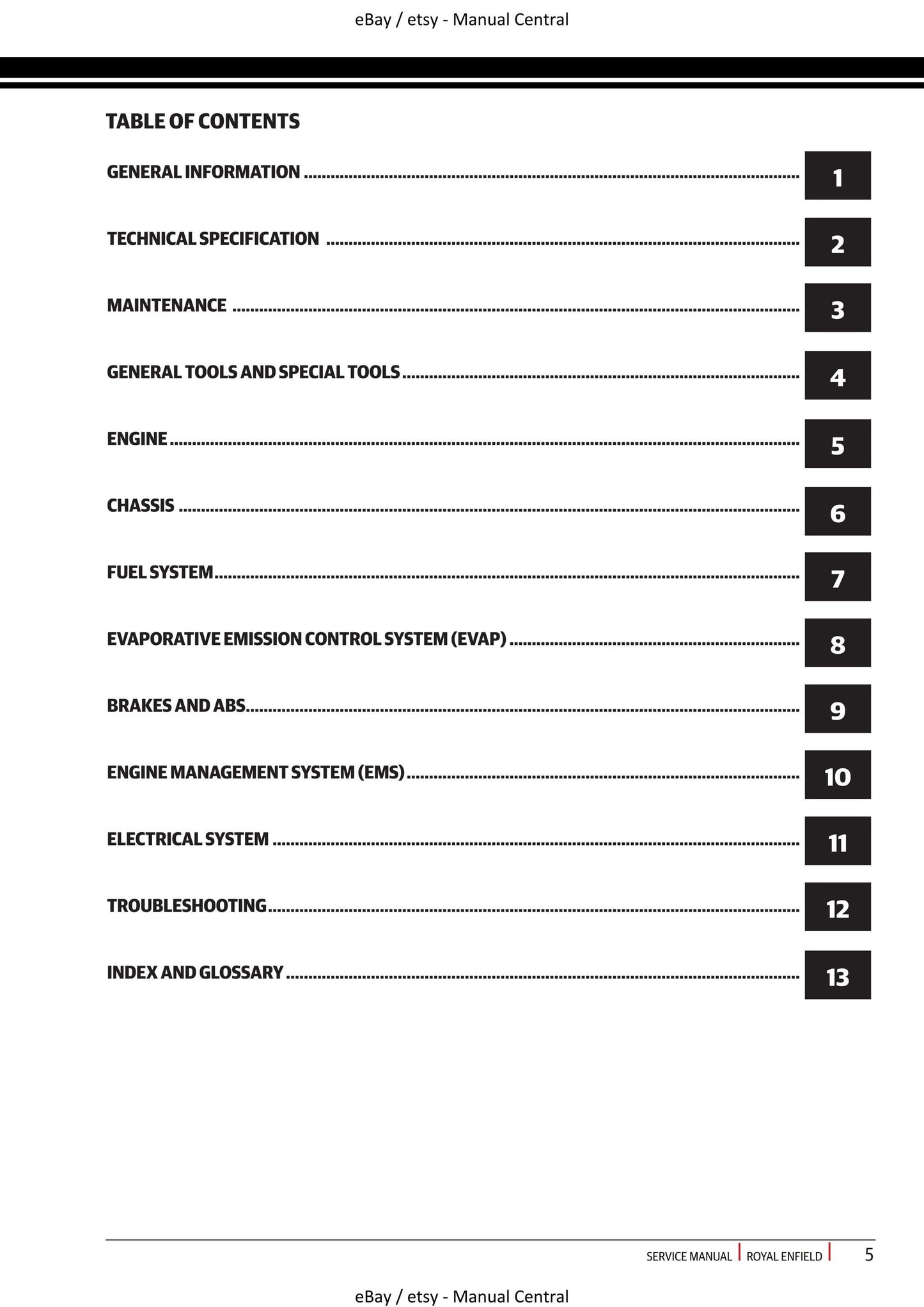 Royal Enfield - Continental GT 650 Twin - Interceptor 650 Twin - Workshop Service Repair Manual - 2018 Edition