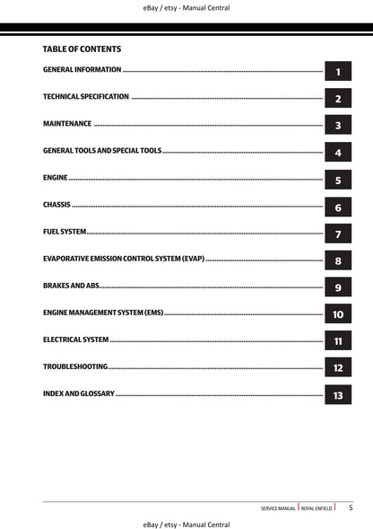 Royal Enfield - Continental GT 650 Twin - Interceptor 650 Twin - Workshop Service Repair Manual - 2018 Edition