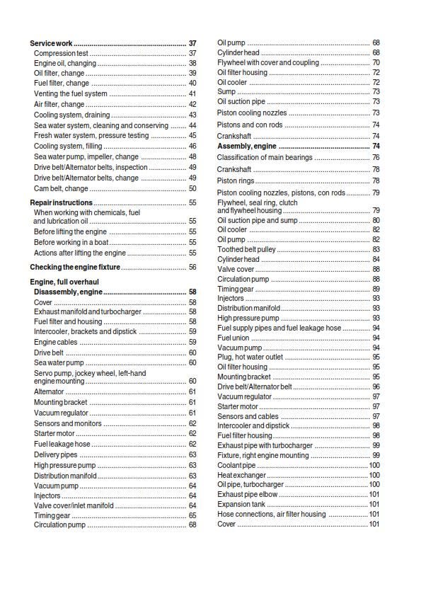 Volvo Penta - D3 110i-B 130i-b 160i-b 190i-b 130A-b 160a-b 190a-b - Workshop Service Repair Manual