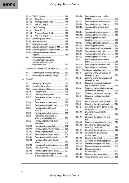 Husqvarna 2022 - Svartpilen 401 - Service Workshop Repair Manual