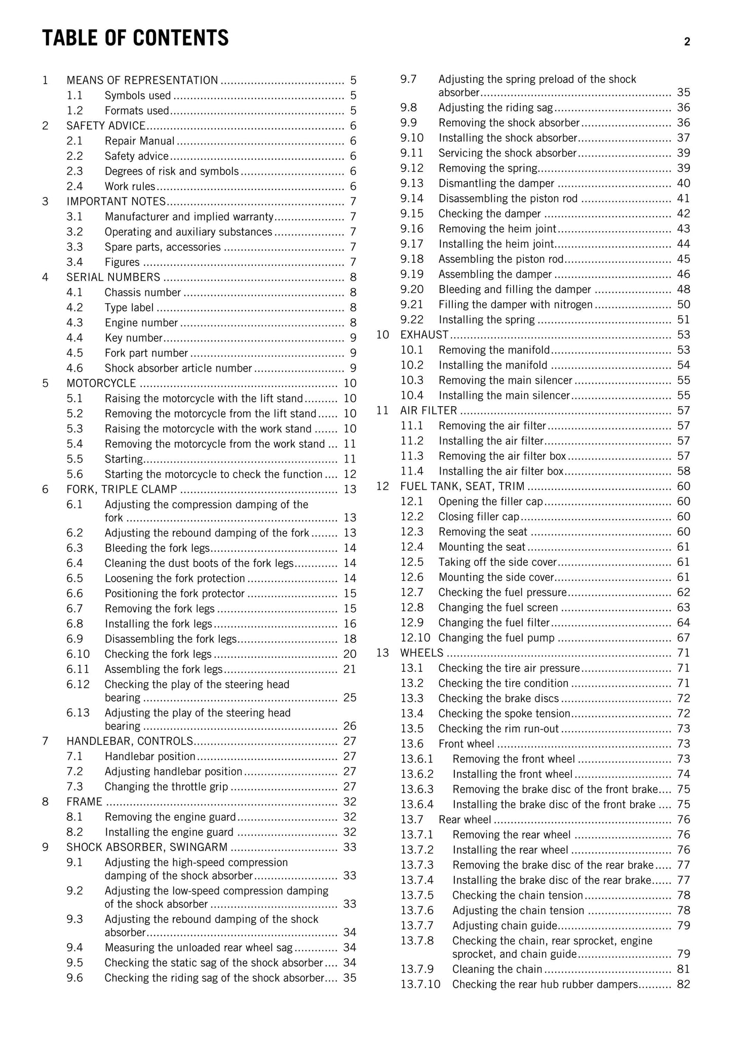 KTM 2015 - 690 Enduro R - Service Workshop Repair Manual