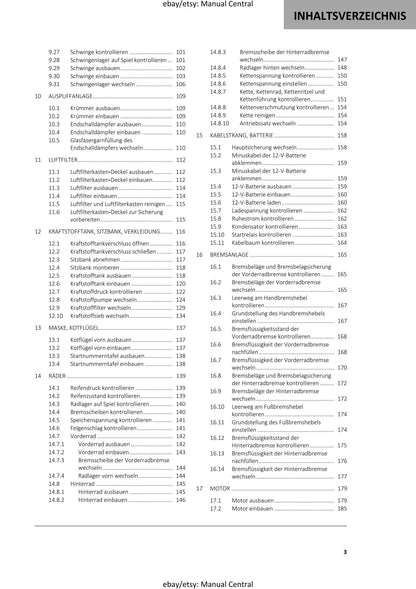German Language - GASGAS 2022 - EX MC 250F - Reparaturanleitung - Service Workshop Repair Manual