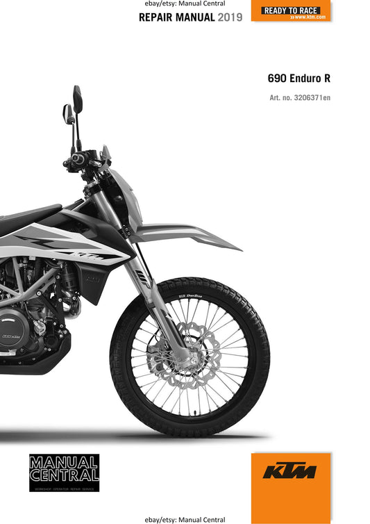 KTM 2019 - 690 Enduro R - Service Workshop Repair Manual