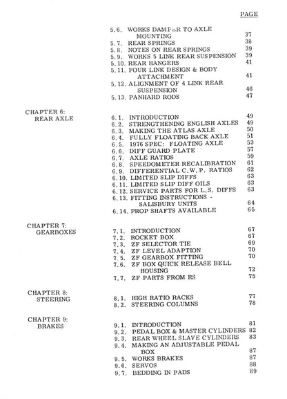 Ford Escort Mark 1 & 2 - Rally Prep Manual