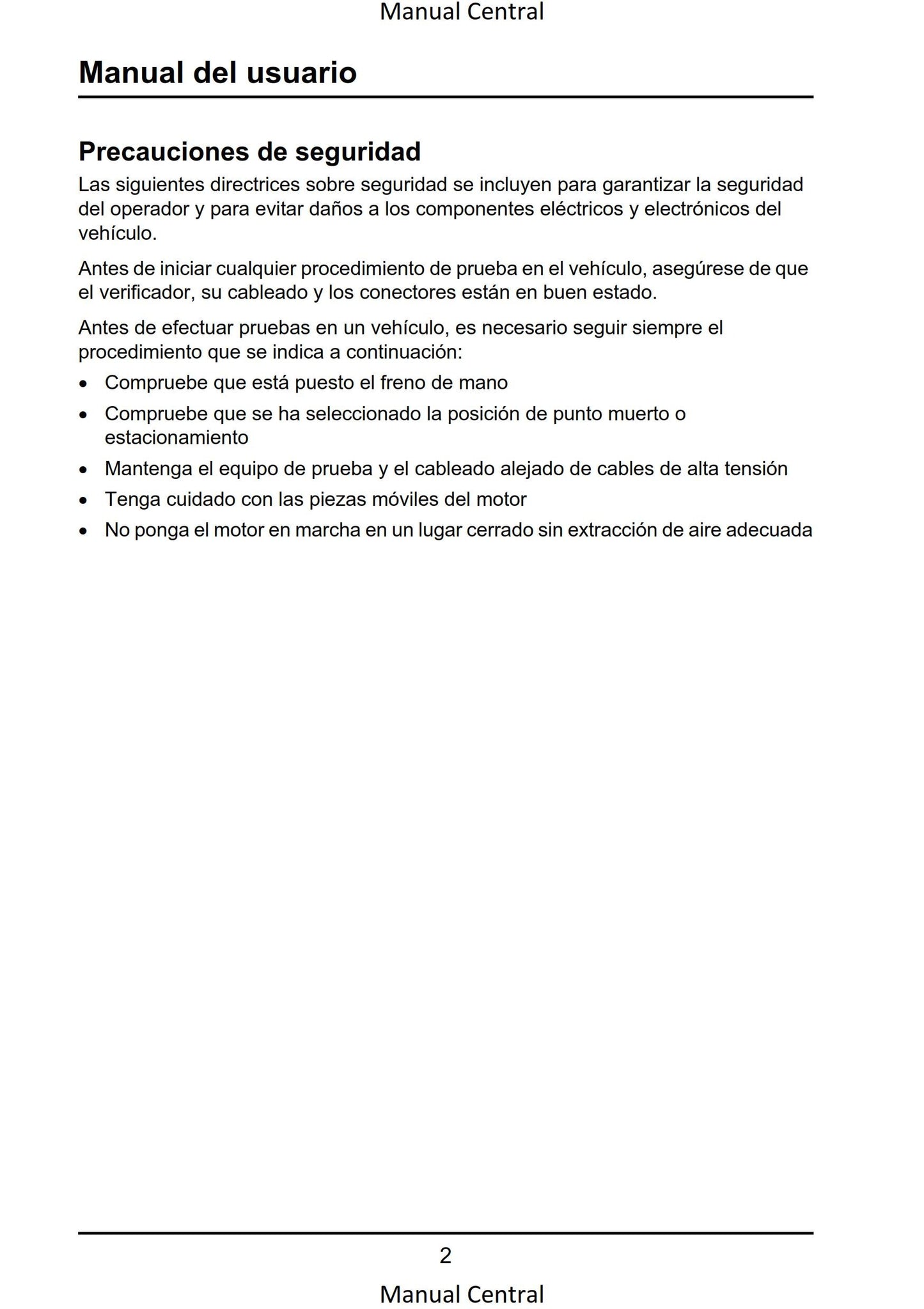 Bentley Omicheck User Manual - Spanish Language