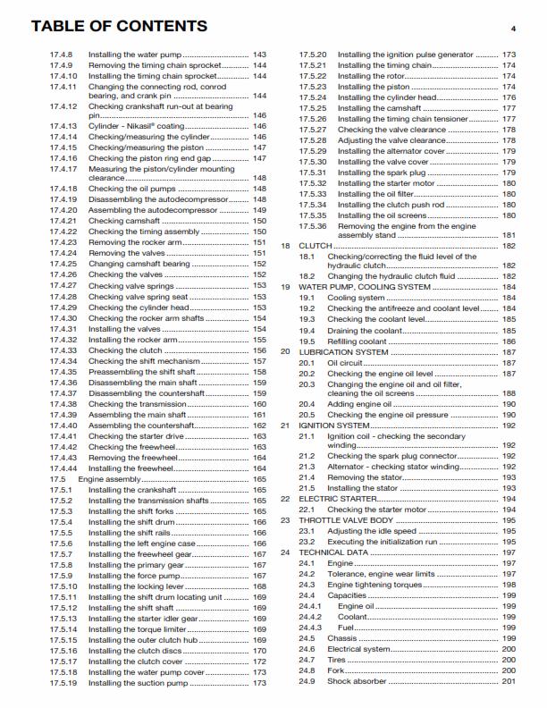 Husqvarna 2015 - FC 450 - Service Workshop Repair Manual