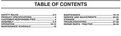 Husqvarna Tractor YTH1848XP - Owners Manual