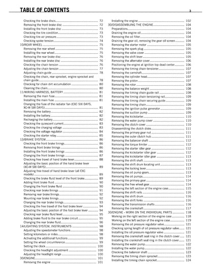 KTM 2011 - 400 450 530 Exc Xc-w Six Days - Service Workshop Repair Manual