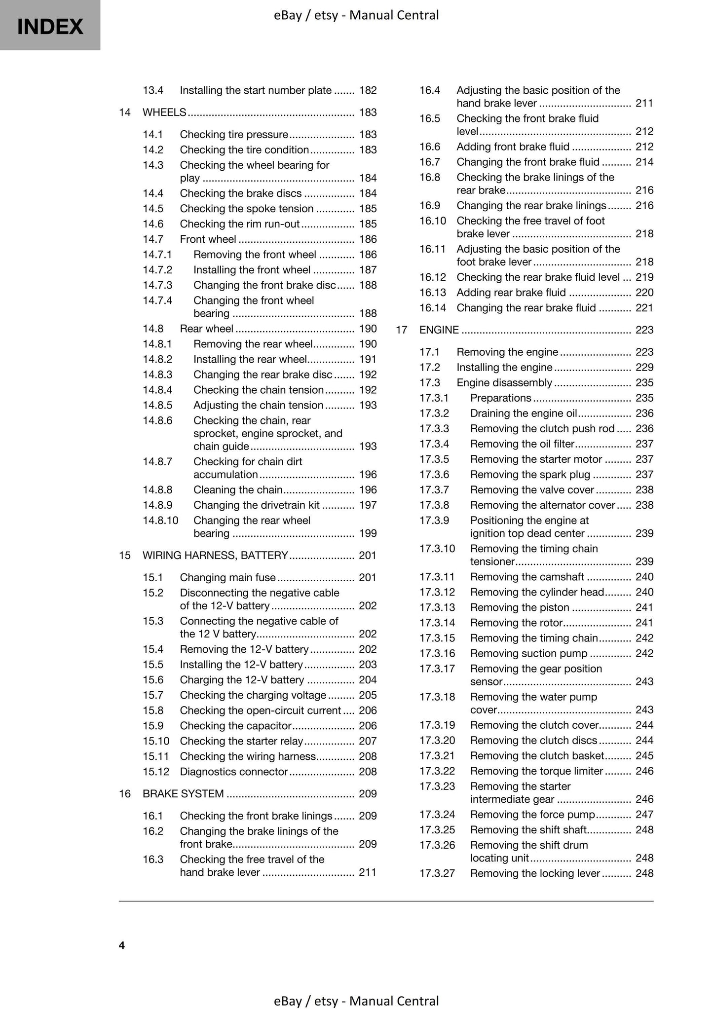 Husqvarna 2022 - FC FX 450 - Service Workshop Repair Manual